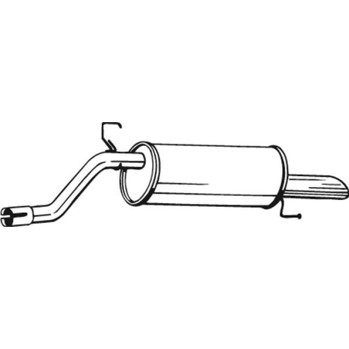 Bosal Schalldämpfer 185-689 Bosal Schalldämpfer 185-689