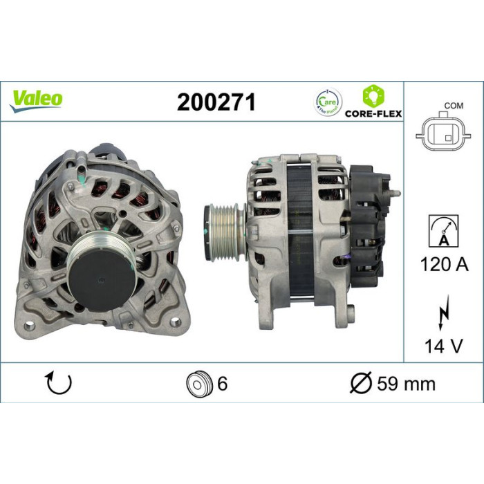 Valeo Lichtmaschine 200271 Valeo Lichtmaschine 200271