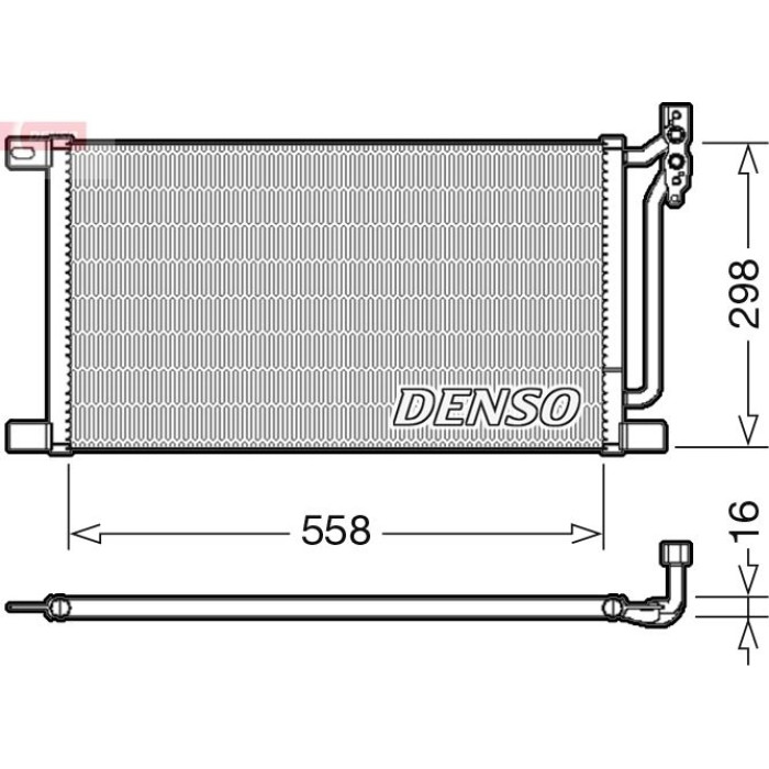 Denso Klimakondensator DCN05020 Denso Klimakondensator DCN05020