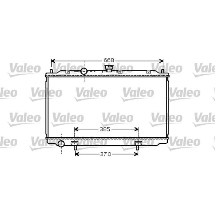 Valeo Motorkühler 734737 Valeo Motorkühler 734737