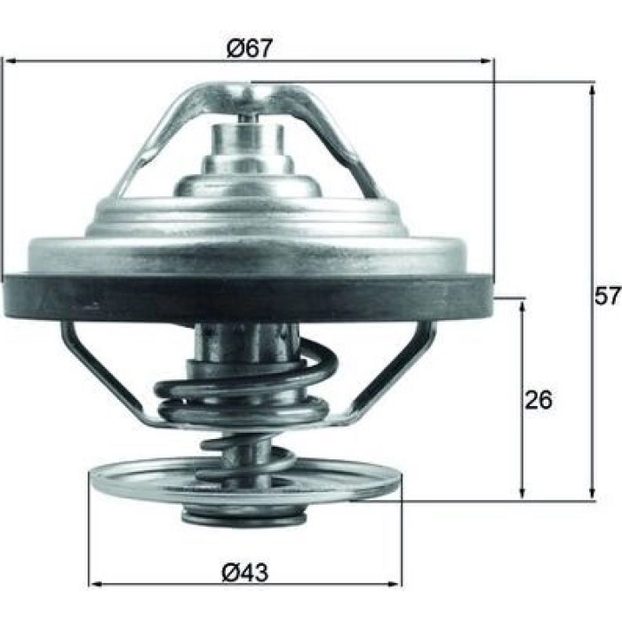 Thermostateinsatz TX 158 83 Thermostateinsatz TX 158 83