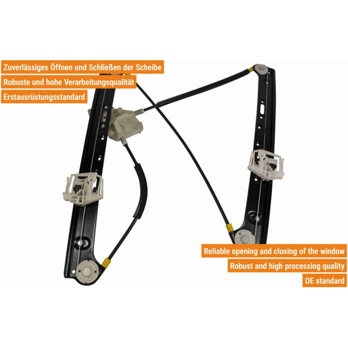 VAICO V20-1441 Fensterheber vorne links, ohne Motor, elektrisch, mit Komfortfunktion VAICO V20-1441 Fensterheber vorne links, ohne Motor, elektrisch, mit Komfortfunktion