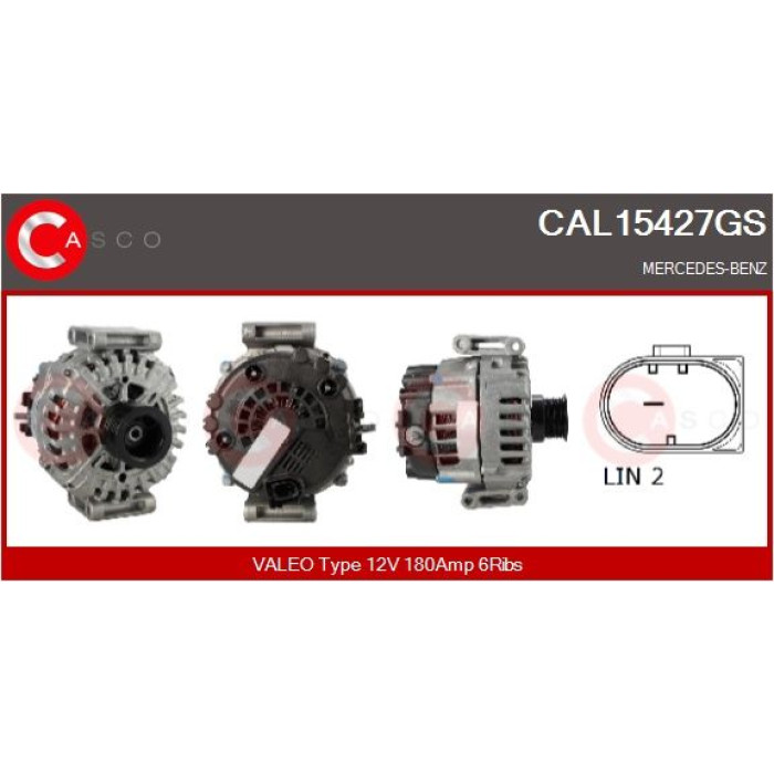 CASCO Generator CAL15427GS CASCO Generator CAL15427GS
