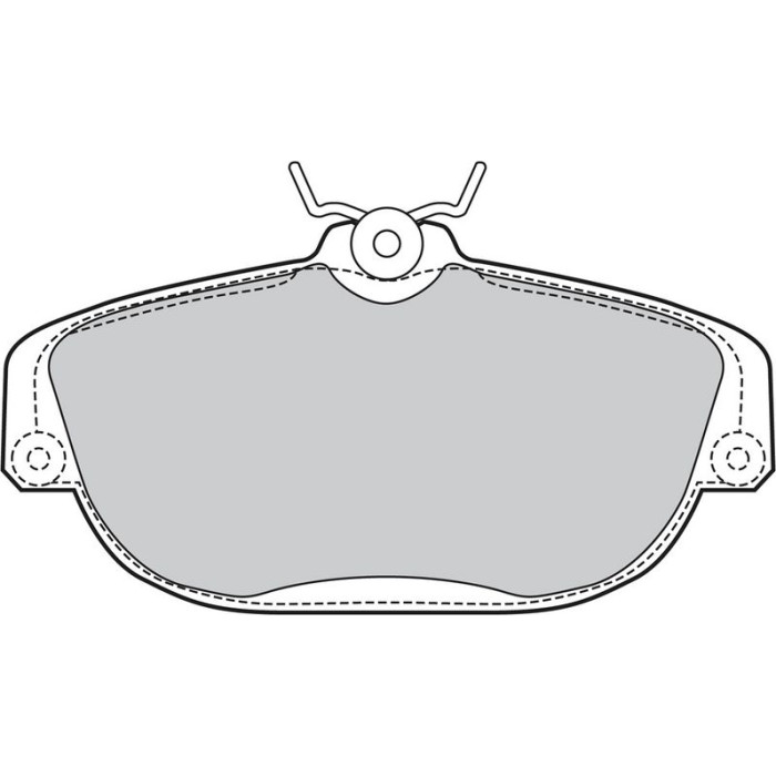 Valeo Bremsbelagsatz 598695 Valeo Bremsbelagsatz 598695