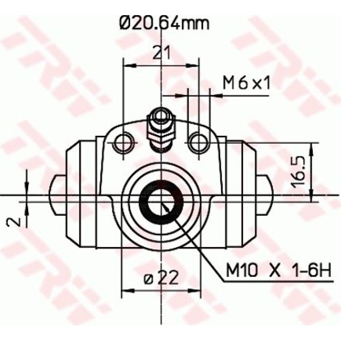 TRW Radbremszylinder BWF295 TRW Radbremszylinder BWF295