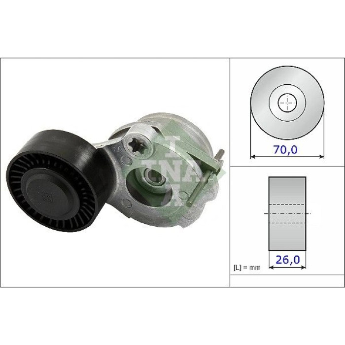 Spannarm, Keilrippenriemen 534 0470 10 Spannarm, Keilrippenriemen 534 0470 10