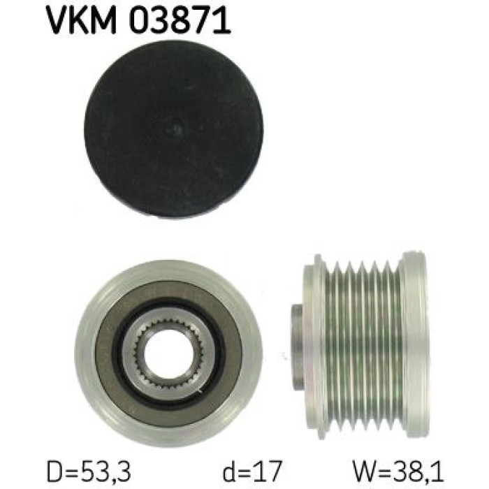 SKF Generatorfreilauf VKM 03871 SKF Generatorfreilauf VKM 03871