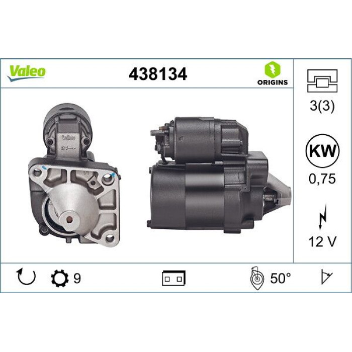 Valeo Anlasser 438134 Valeo Anlasser 438134