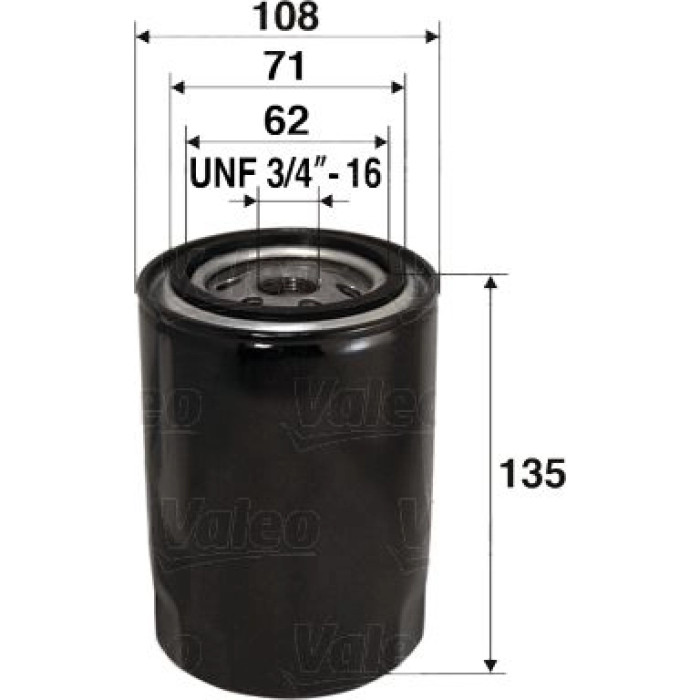 Valeo Ölfilter 586059 Valeo Ölfilter 586059
