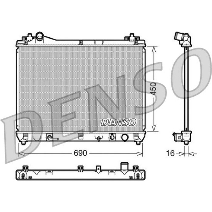 Denso Motorkühler DRM47018