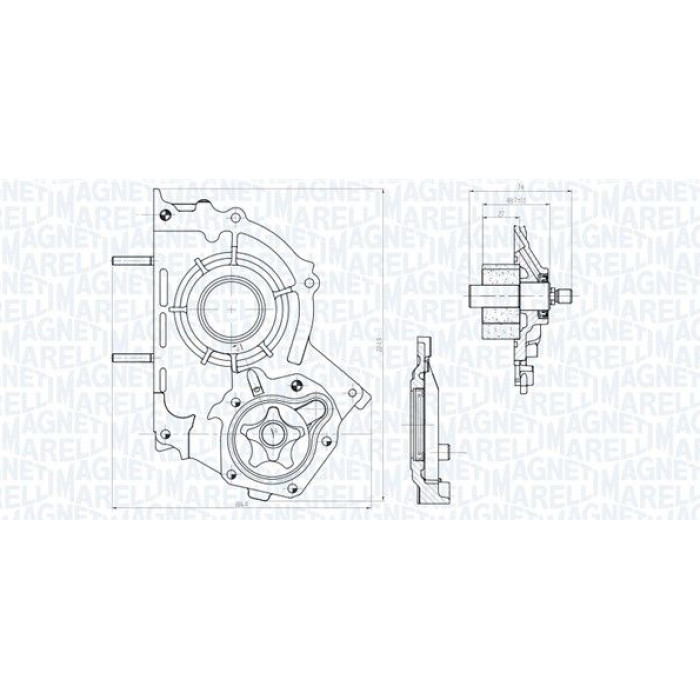 Magneti Marelli Ölpumpe 351516000147