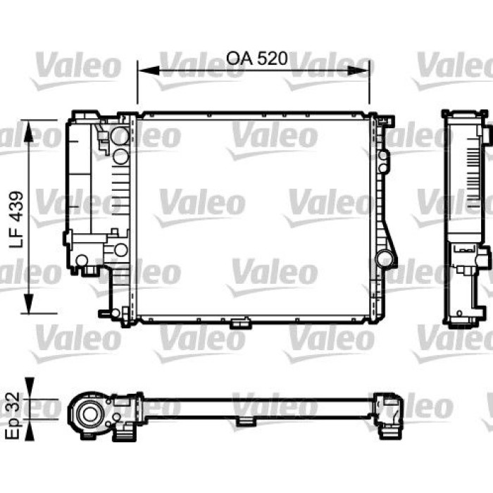 Valeo Motorkühler 734301