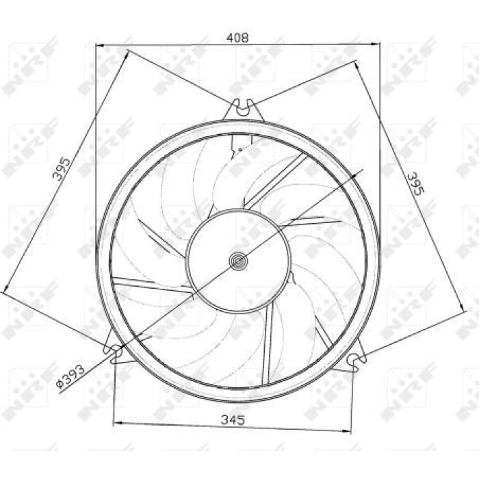 NRF Kühlerlüfter 47049 NRF Kühlerlüfter 47049