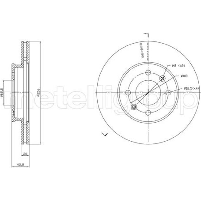 Cifam Bremsscheibe 800-1870C