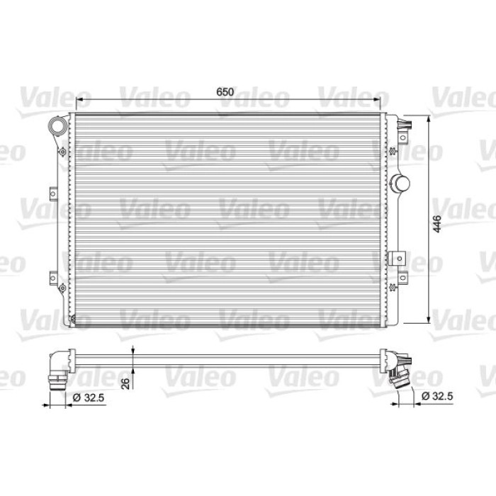 Valeo Motorkühler 701728