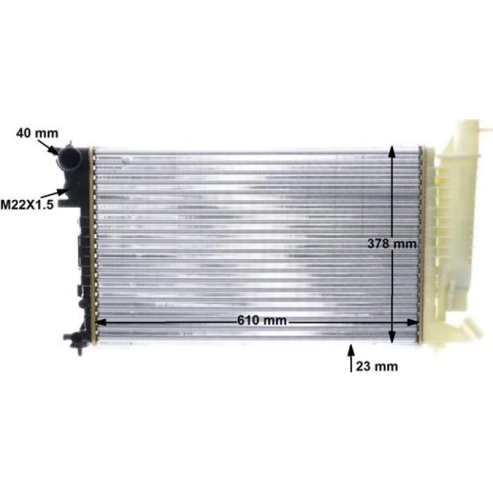 MAHLE Kühler, Motorkühlung CR 487 000S MAHLE Kühler, Motorkühlung CR 487 000S