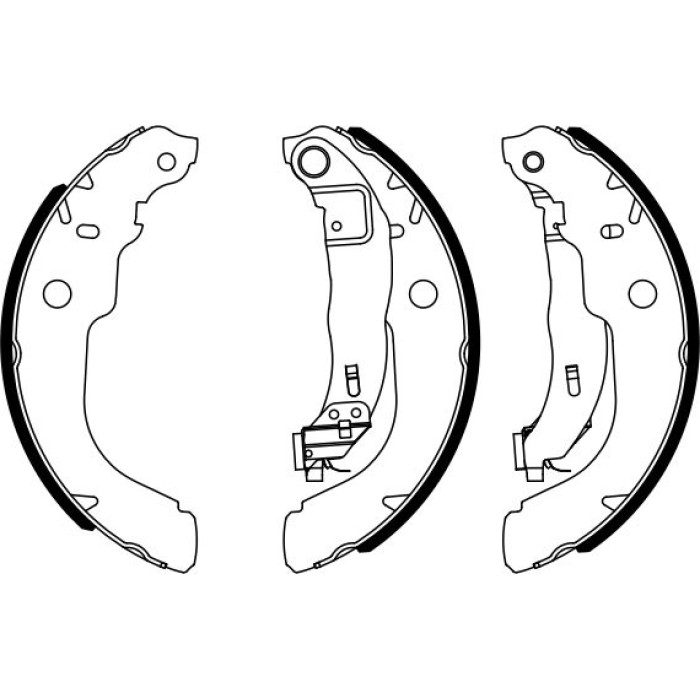 Bosch Bremsbackensatz 0 986 487 960 Bosch Bremsbackensatz 0 986 487 960