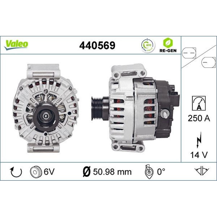 Valeo Lichtmaschine 440569 Valeo Lichtmaschine 440569