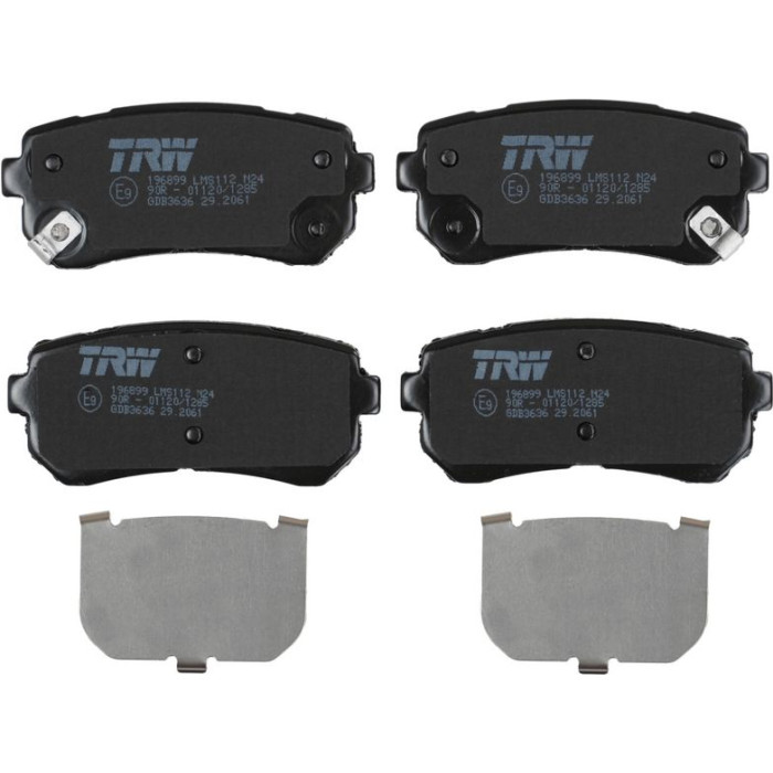 TRW Bremsbeläge Hinterachse GDB3636 TRW Bremsbeläge Hinterachse GDB3636