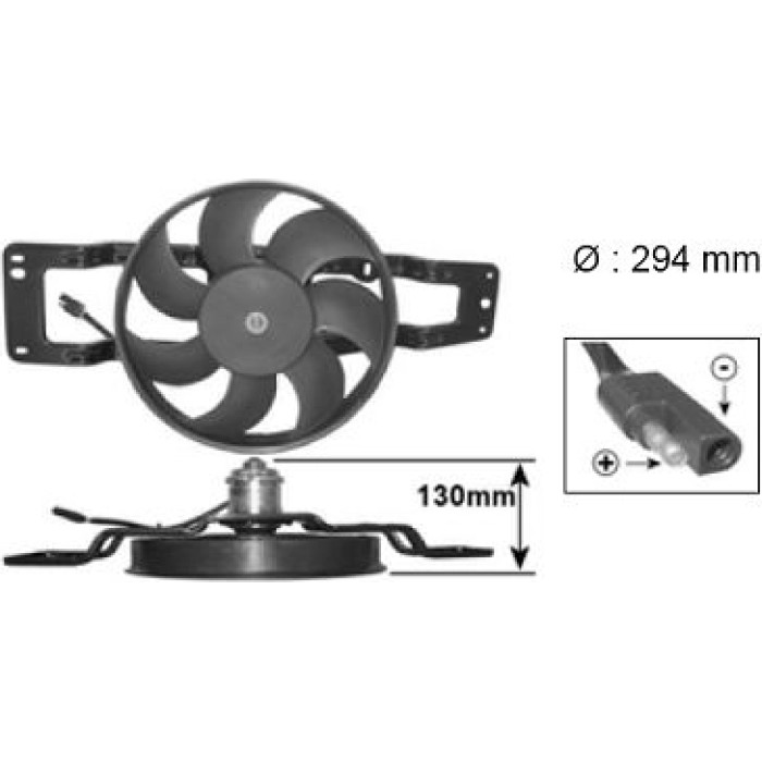 Van Wezel Kühlerlüfter 4342747 Van Wezel Kühlerlüfter 4342747