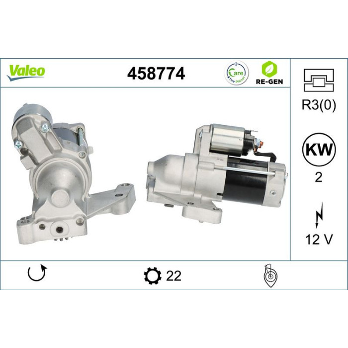 Valeo Anlasser 458774