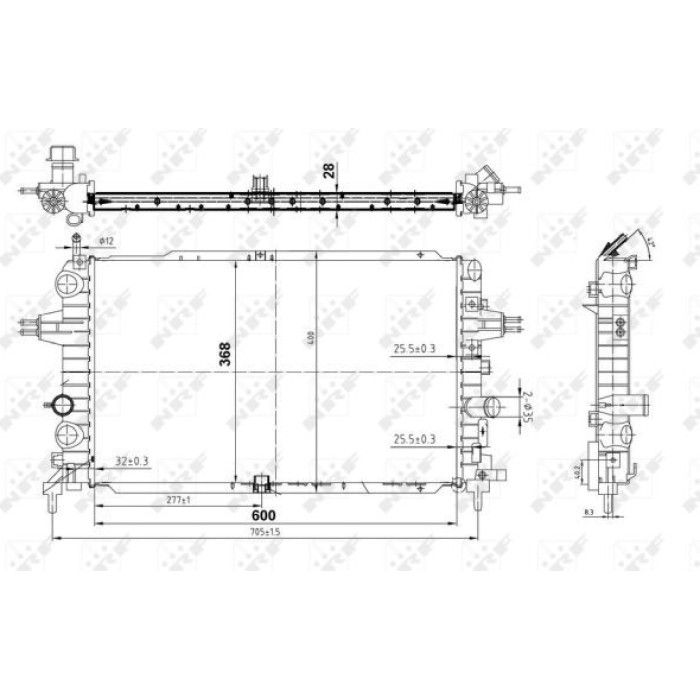 NRF Kühler 50143 NRF Kühler 50143