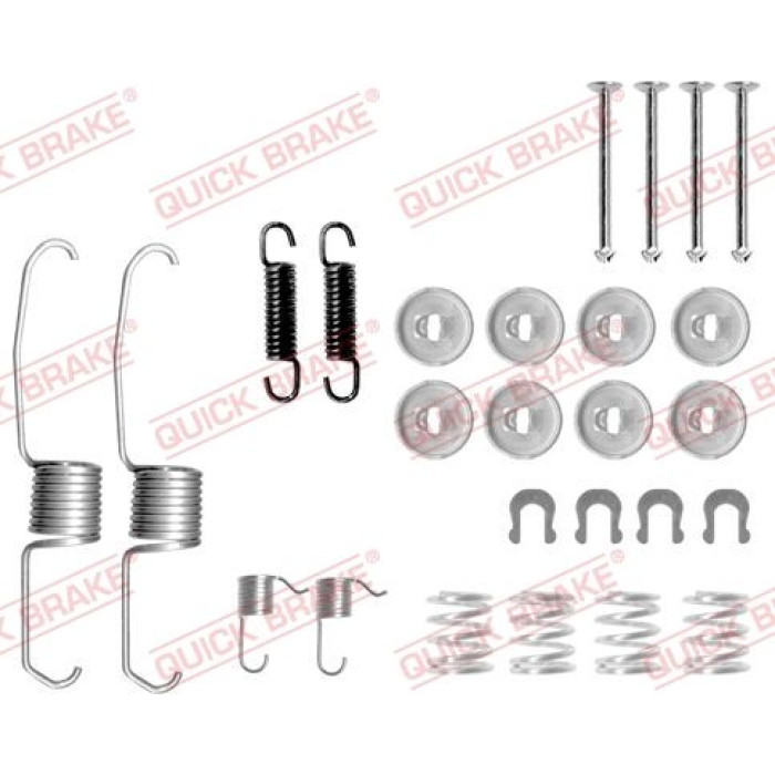 Quick Brake Montagesatz für Bremsbacken 105-0637 Quick Brake Montagesatz für Bremsbacken 105-0637