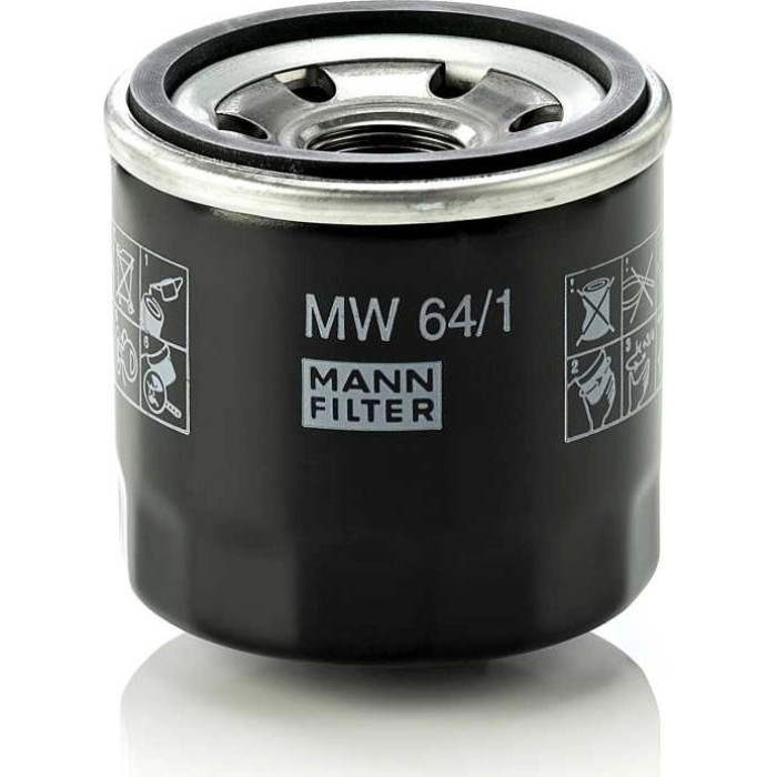 MANN-FILTER Ölfilter Motorrad MW 64/1 MANN-FILTER Ölfilter Motorrad MW 64/1