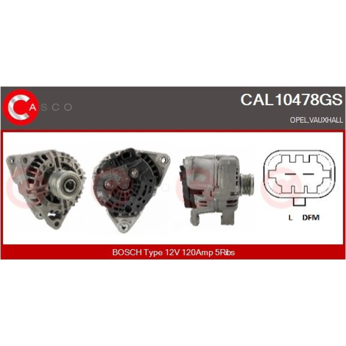 CASCO Generator CAL10478GS CASCO Generator CAL10478GS