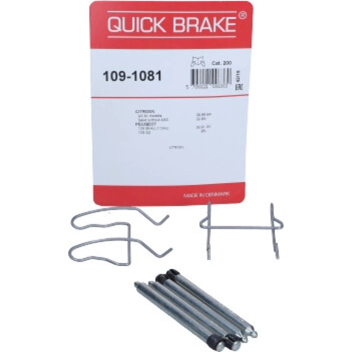 Quick Brake Montagesatz für Bremsbeläge 109-1081 Quick Brake Montagesatz für Bremsbeläge 109-1081