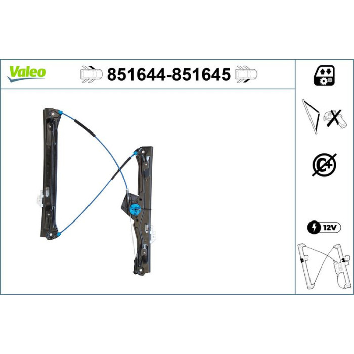 Valeo Fensterheber 851644 Valeo Fensterheber 851644