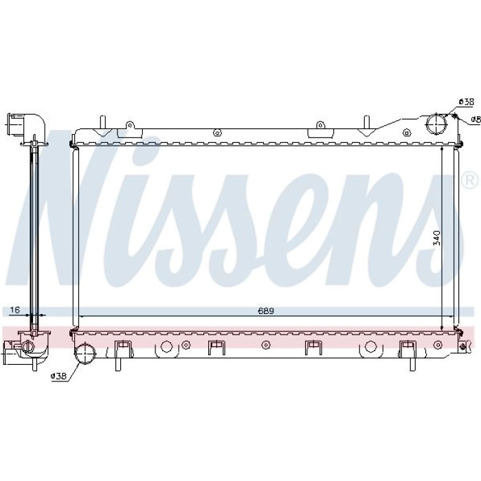67706A Nissens Wasserkühler PKW 67706A 67706A Nissens Wasserkühler PKW 67706A
