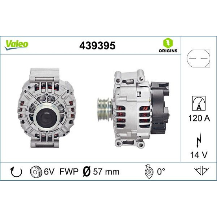 Valeo Lichtmaschine 439395 Valeo Lichtmaschine 439395