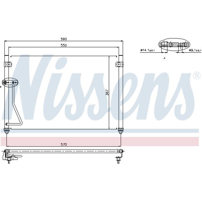 Nissens Klimakondensator PKW 94428