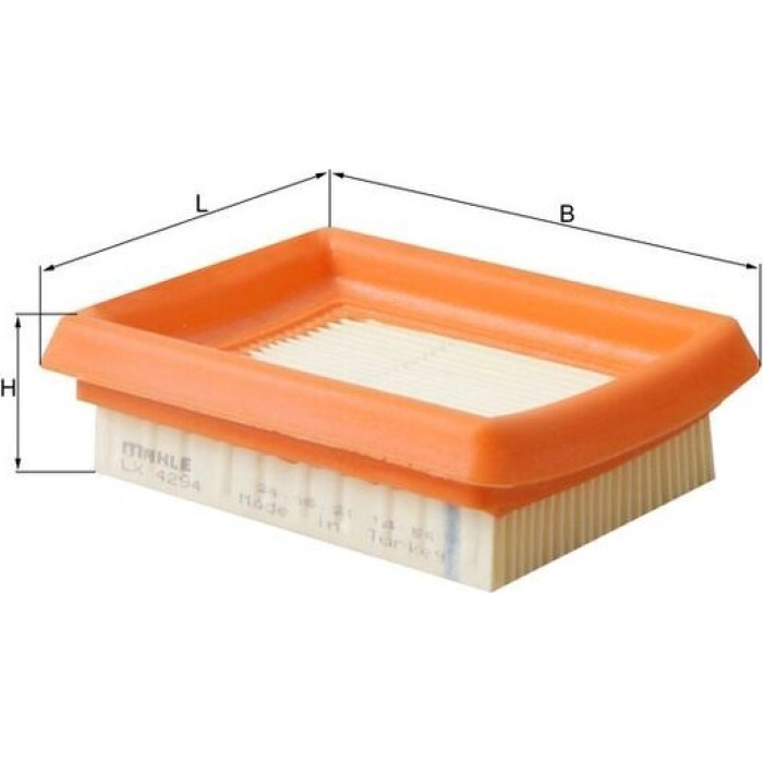 MAHLE Luftfilter LX 4294 MAHLE Luftfilter LX 4294