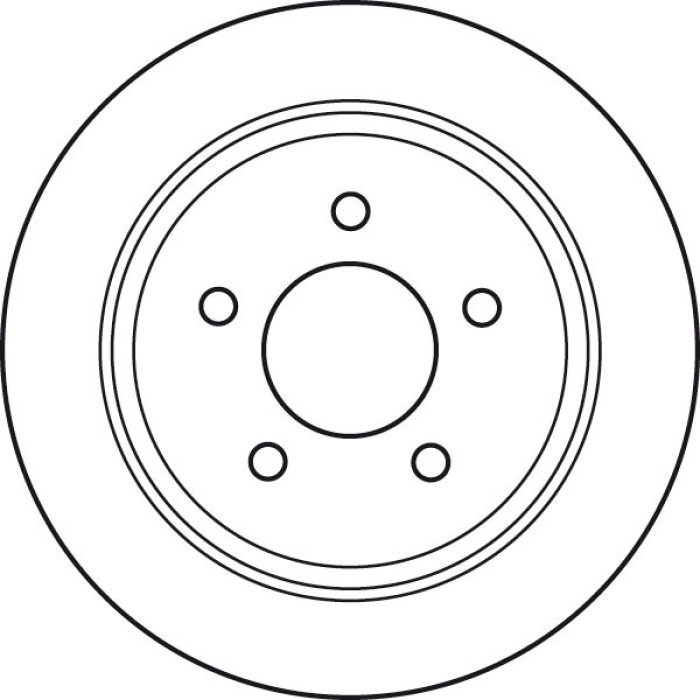 TRW Bremsscheibe Hinterachse DF4878 TRW Bremsscheibe Hinterachse DF4878