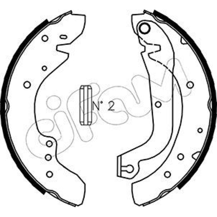 CIFAM Bremsbackensatz 153-071 CIFAM Bremsbackensatz 153-071