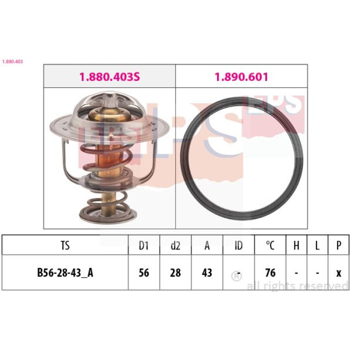 1.880.403 Thermostat, Kühlmittel 1.880.403 Thermostat, Kühlmittel