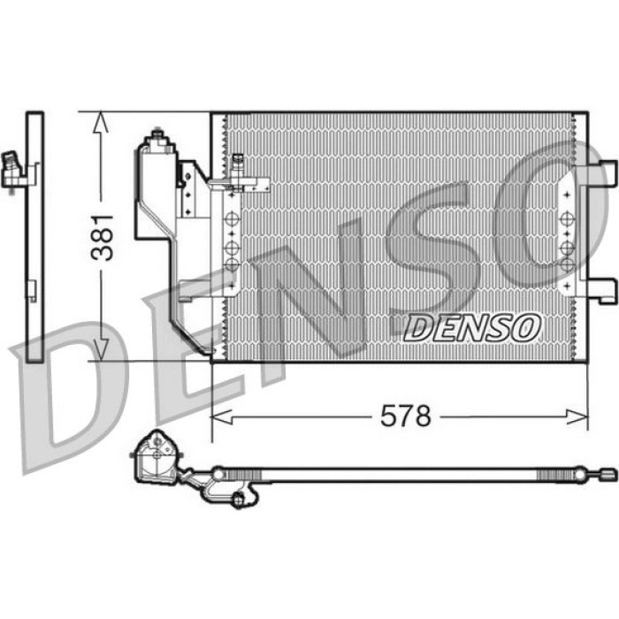 Denso Klimakondensator DCN17002 Denso Klimakondensator DCN17002