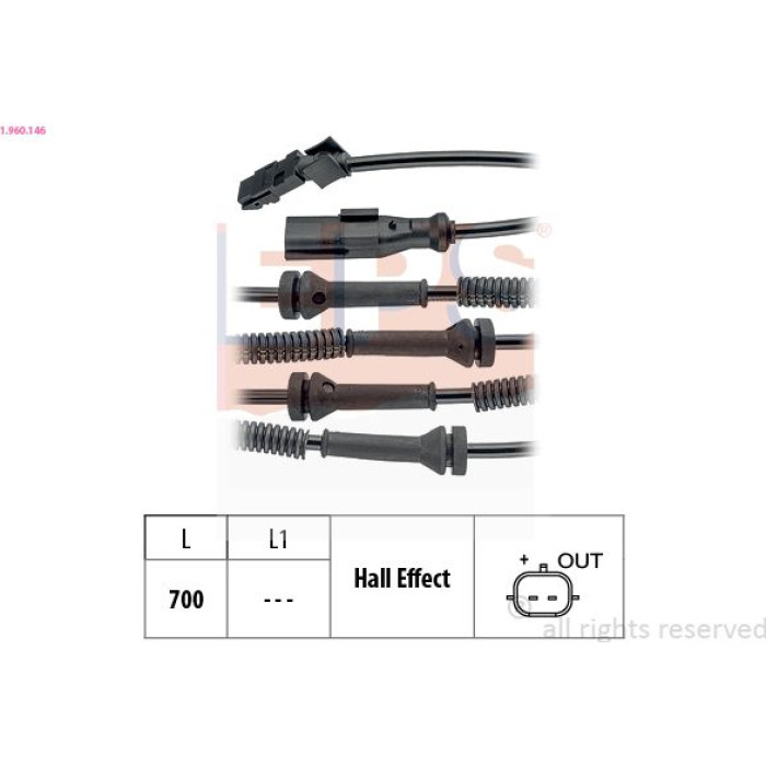 EPS ABS Sensor 1.960.146 EPS ABS Sensor 1.960.146