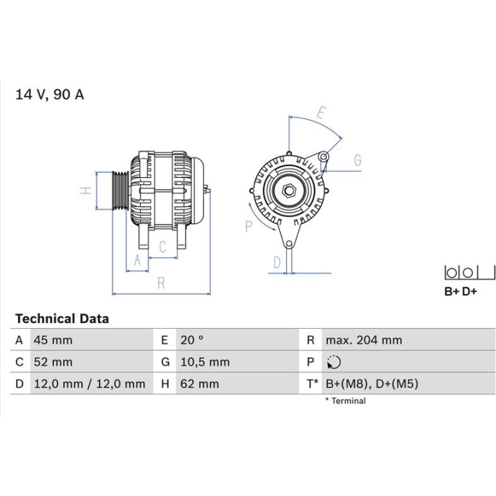 0 986 049 610 Bosch Lichtmaschine 0 986 049 610 0 986 049 610 Bosch Lichtmaschine 0 986 049 610
