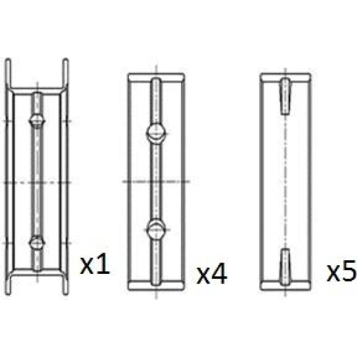 FAI AutoParts Kurbelwellenlager BM1030-STD FAI AutoParts Kurbelwellenlager BM1030-STD