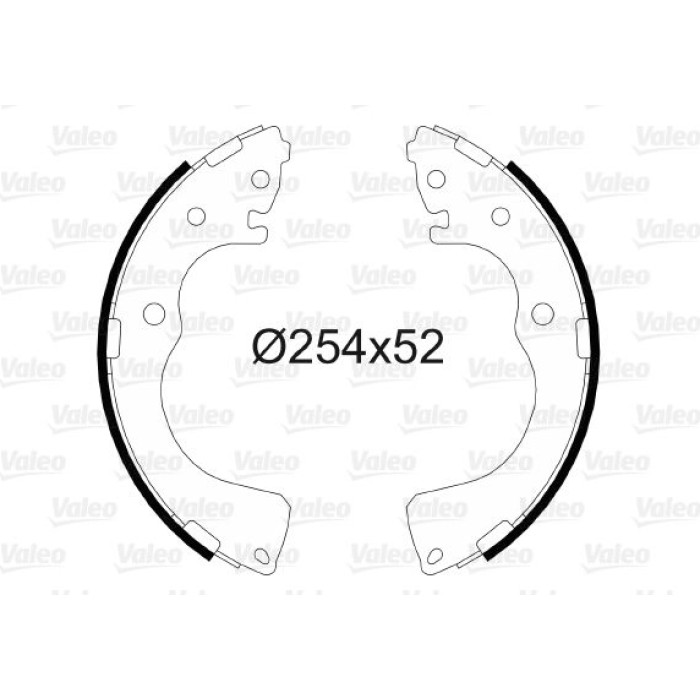 Valeo Bremsbacken 564092