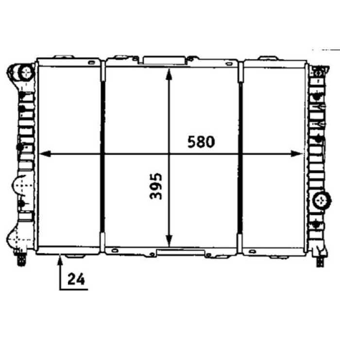 MAHLE Kühler, Motorkühlung CR 520 000S MAHLE Kühler, Motorkühlung CR 520 000S