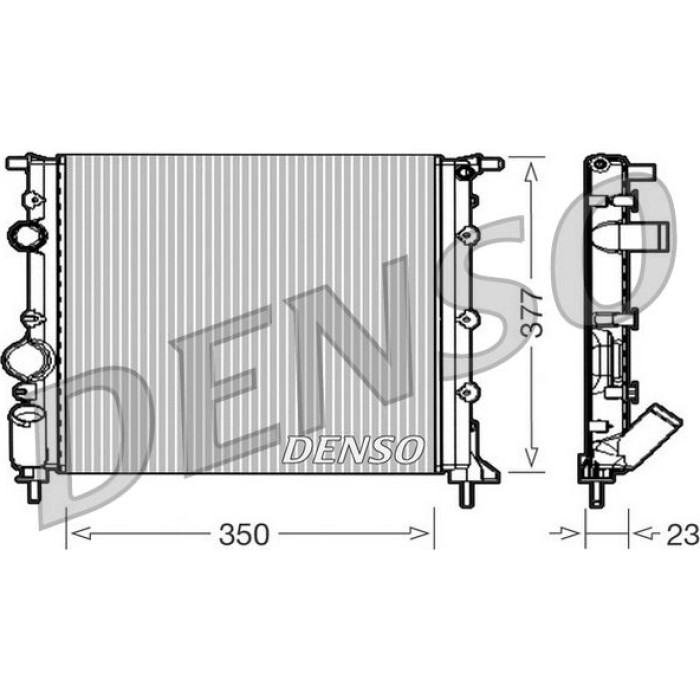 Denso Motorkühler DRM23010 Denso Motorkühler DRM23010