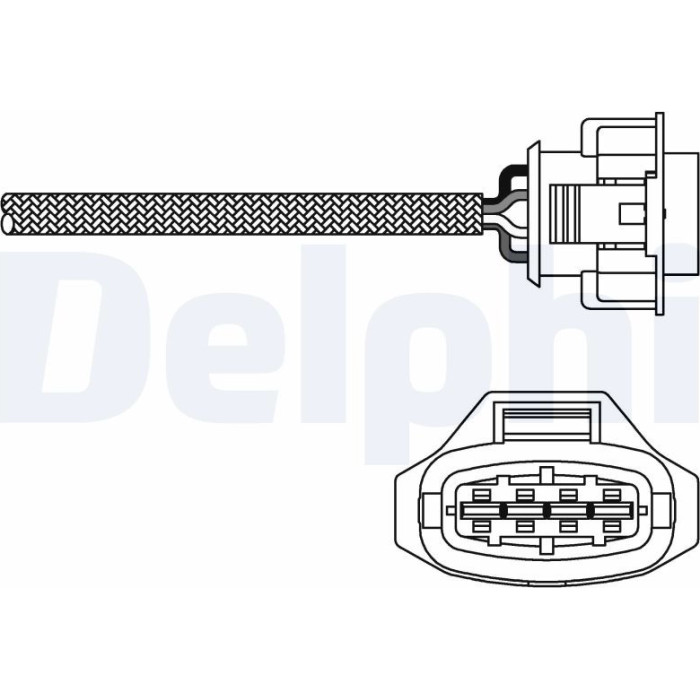 Delphi Lambdasonde ES10792-12B1
