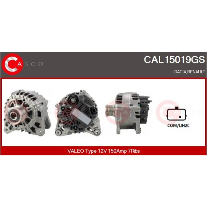 CASCO Generator CAL15019GS CASCO Generator CAL15019GS