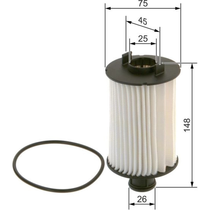 Bosch Ölfiltereinsatz F 026 407 269 Bosch Ölfiltereinsatz F 026 407 269