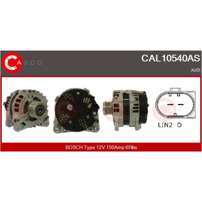 CASCO Generator CAL10540AS CASCO Generator CAL10540AS