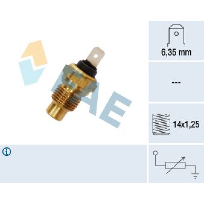 FAE Sensor, Kühlmitteltemperatur 31280 FAE Sensor, Kühlmitteltemperatur 31280